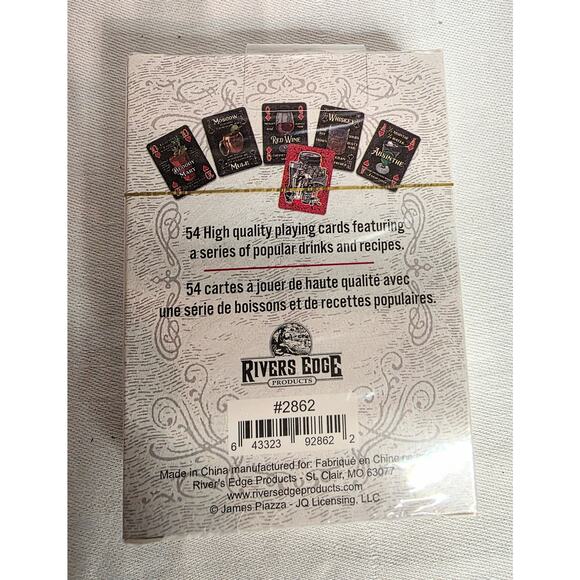 Case of 12 Rivers Edge Happy Hour High Quality Playing Cards Unopened Orig. Box - Picture 4 of 4